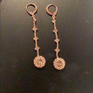 Givenchy rose gold earrings